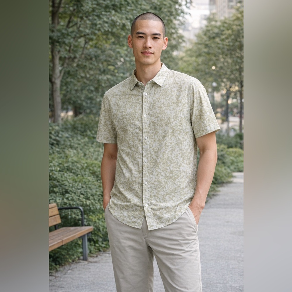 Lululemon Men's Button-Up Shirt M L